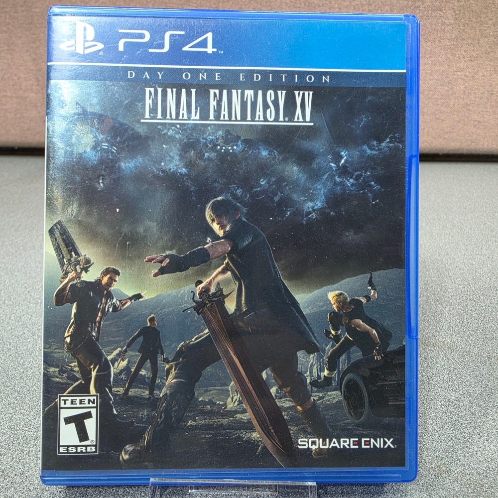 Square Enix Final Fantasy XV Video Game PS4 Blue Excellent Day One Edition